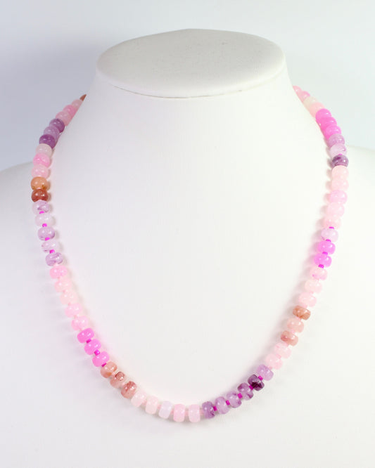 Cape San Blas Beaded Necklace Pink