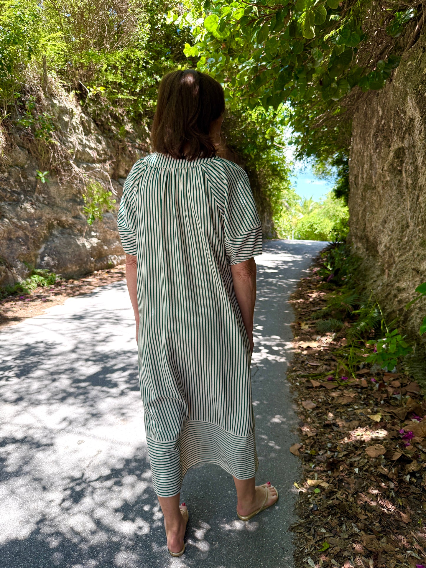 Reeves Striped Midi Dress