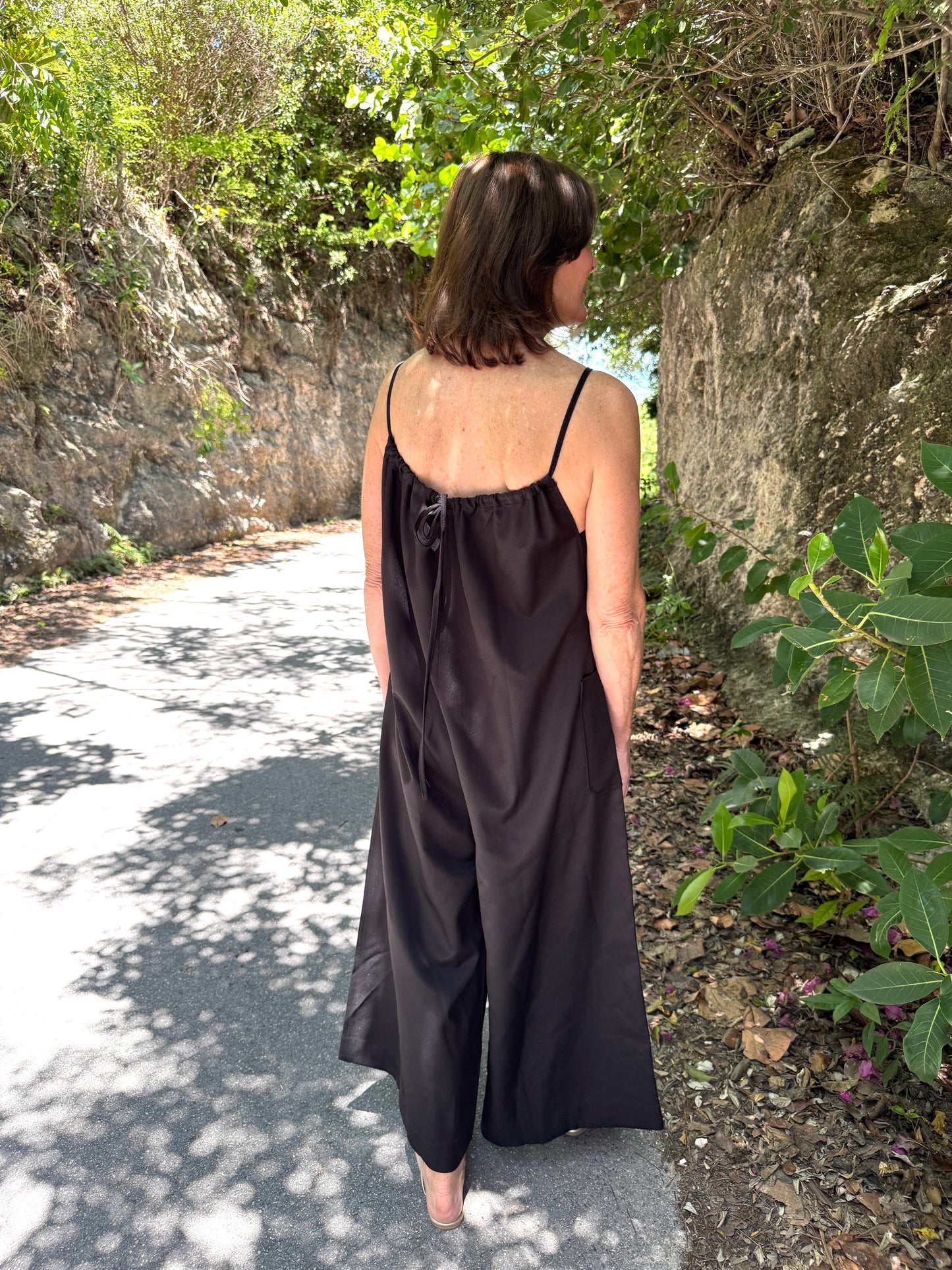 Lifted Spirit Wide-Leg Black Jumpsuit