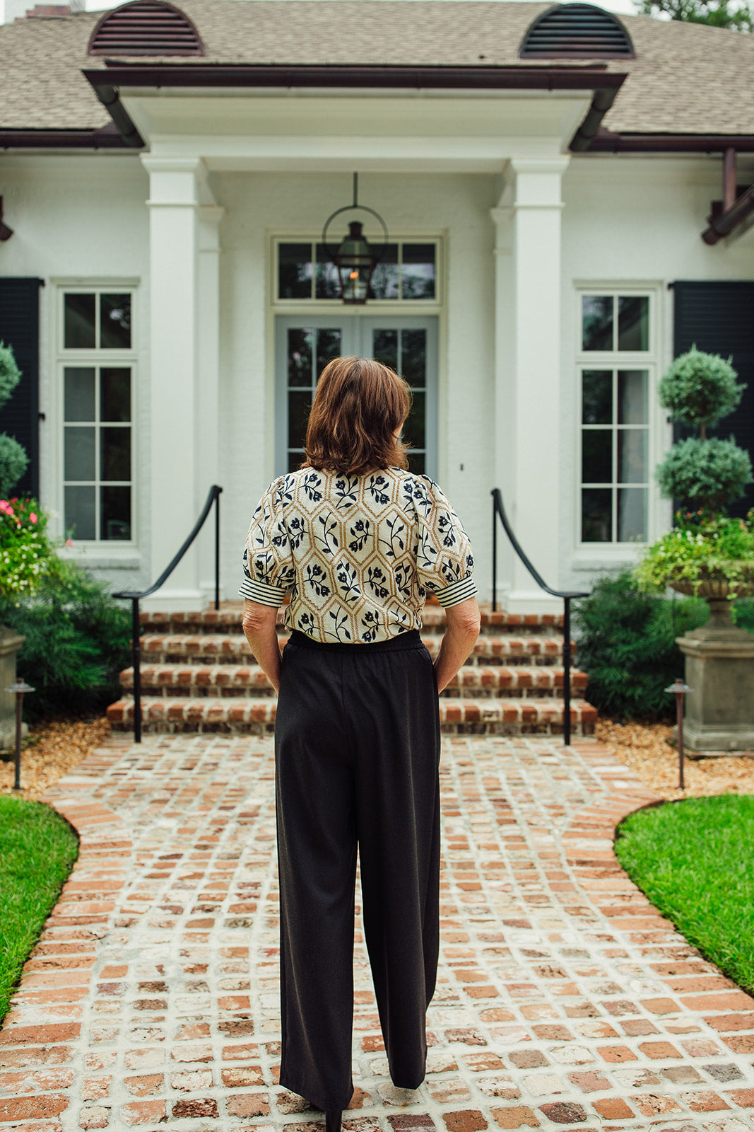 Dawson Cream Floral Embroidered Top