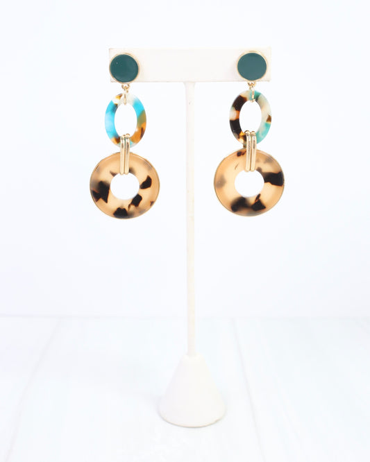 Stratford Drop Earring Teal