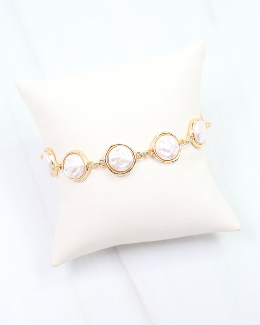 Elko Pearl Bracelet Gold