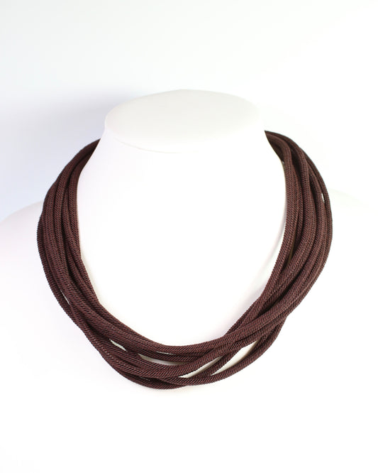 Cranston Cord Necklace Brown