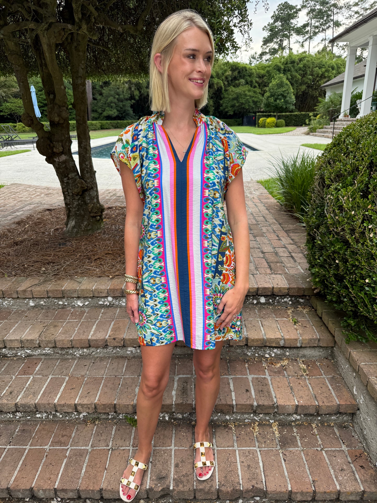Maxine Multicolor Print Dress