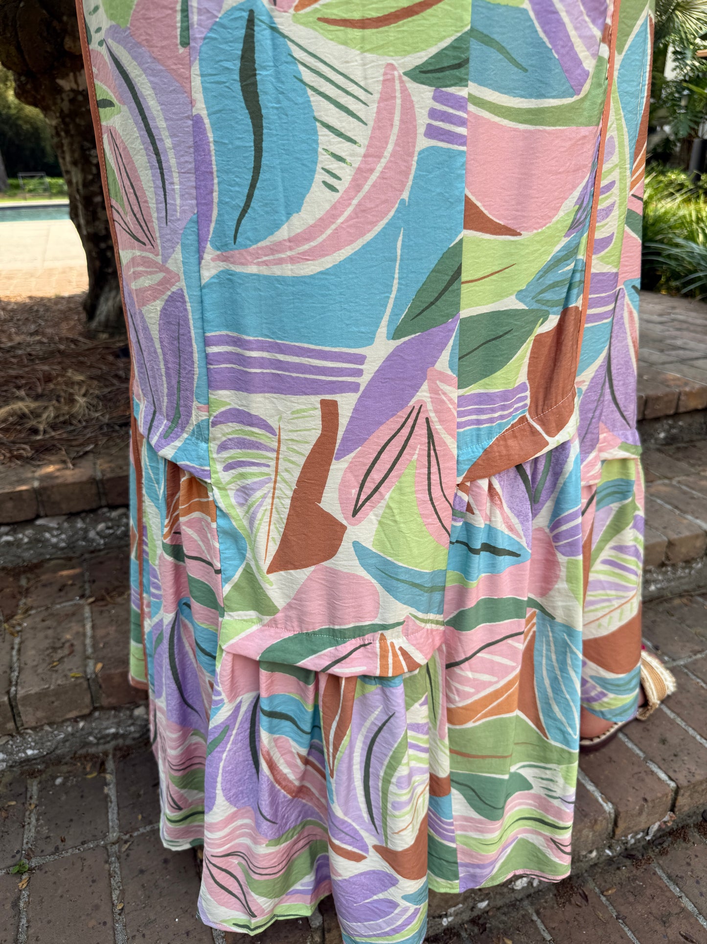 Soleil Tropical Printed Maxi