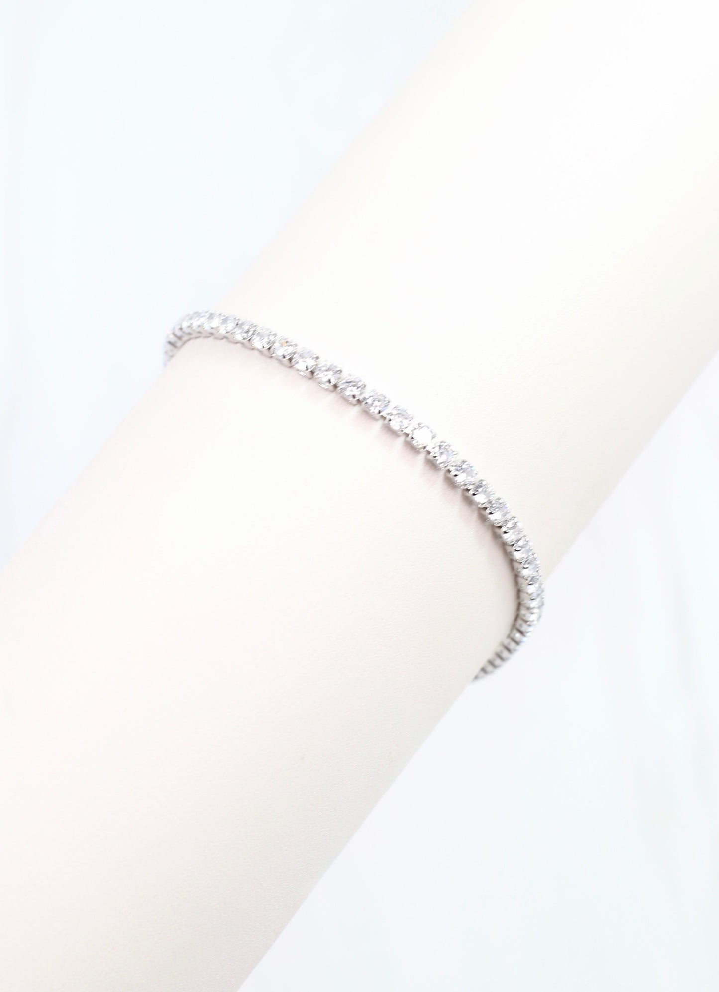 Searcy CZ Bracelet Silver