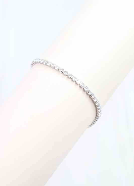 Searcy CZ Bracelet Silver