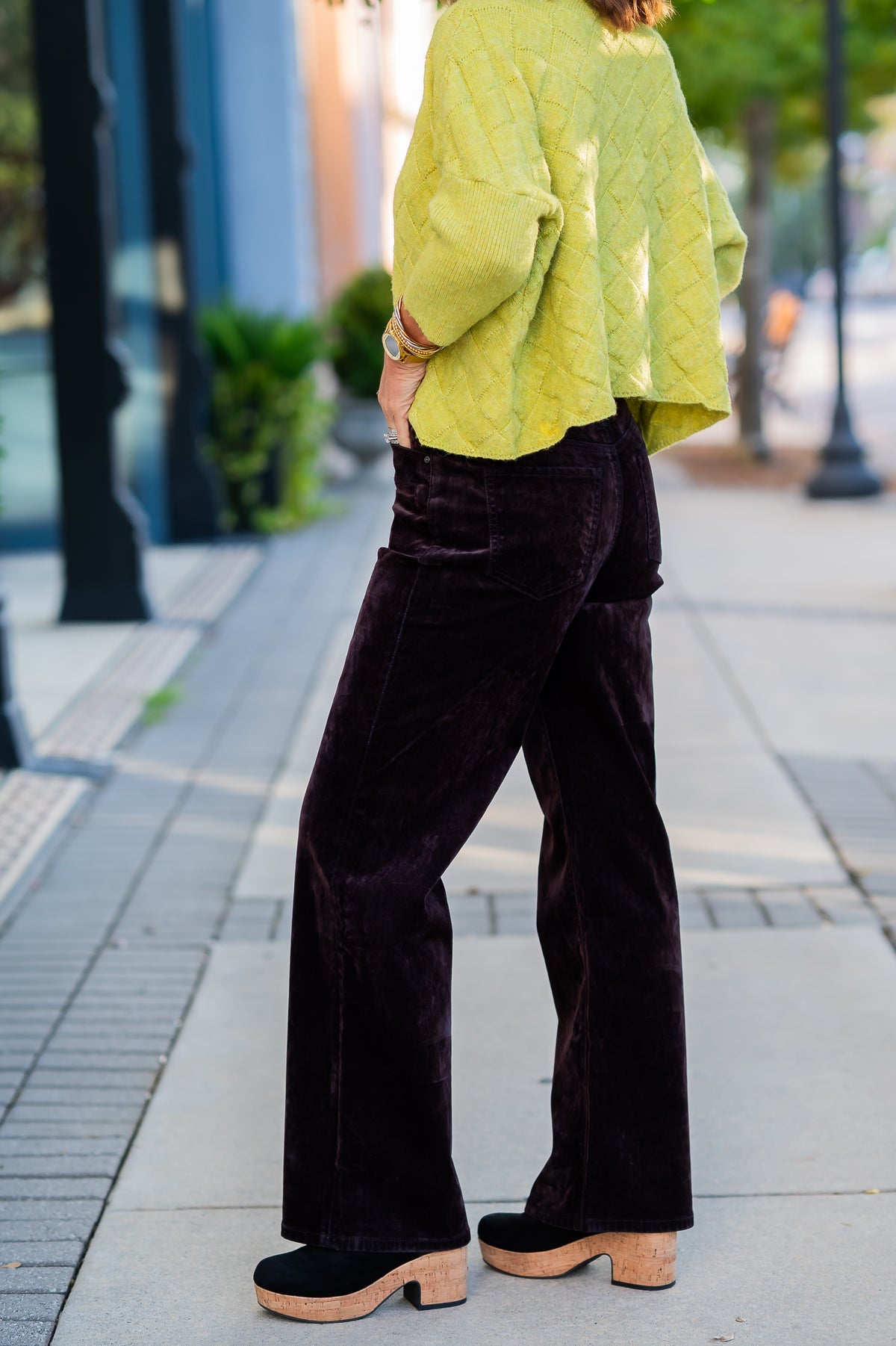 Zella Velvet Suede Denim