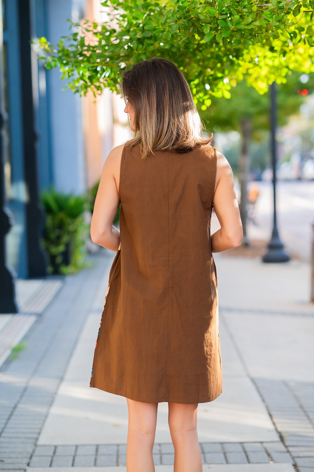 Theodora Tiger Print Dress