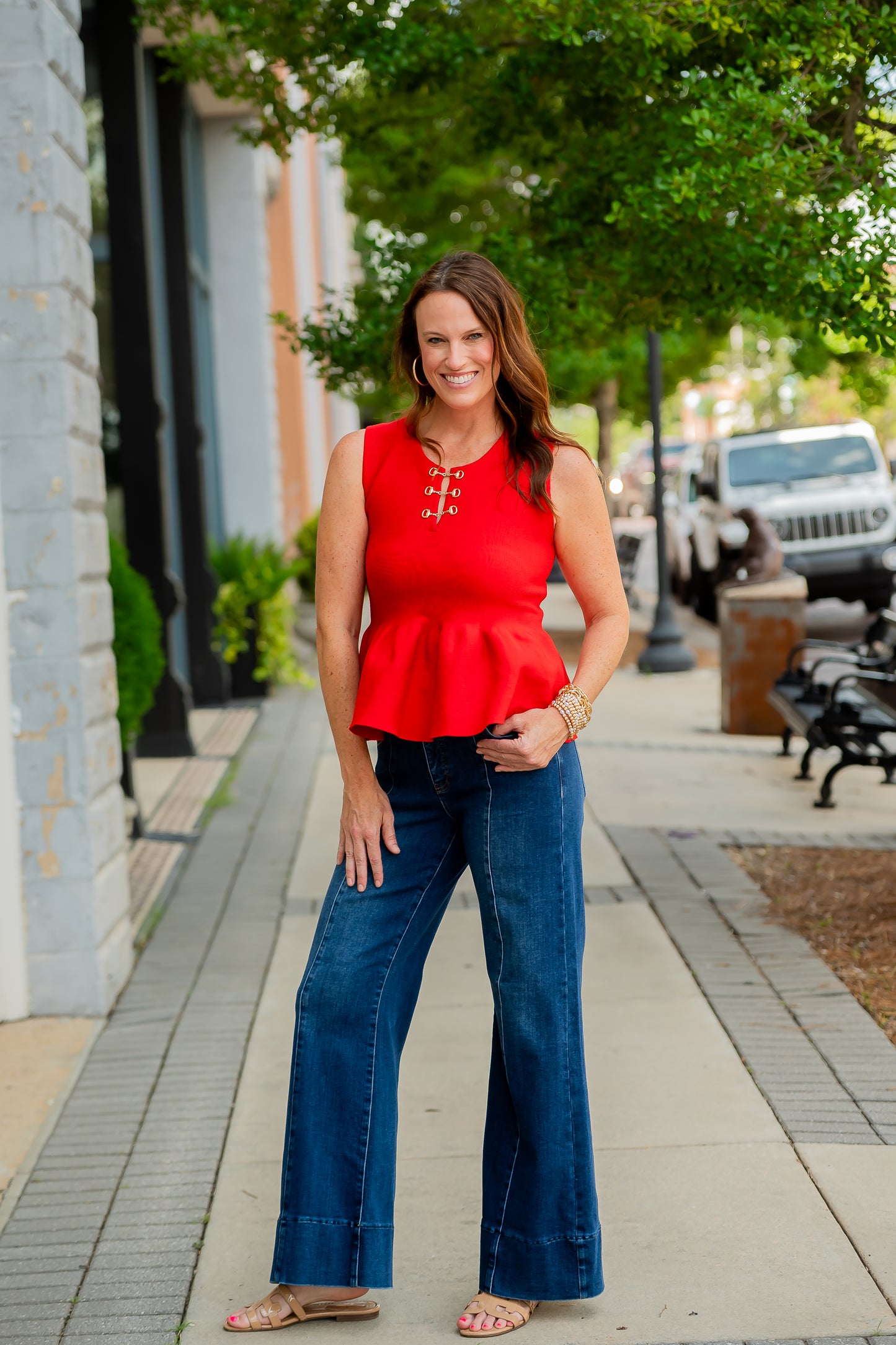 Veda Peplum Top