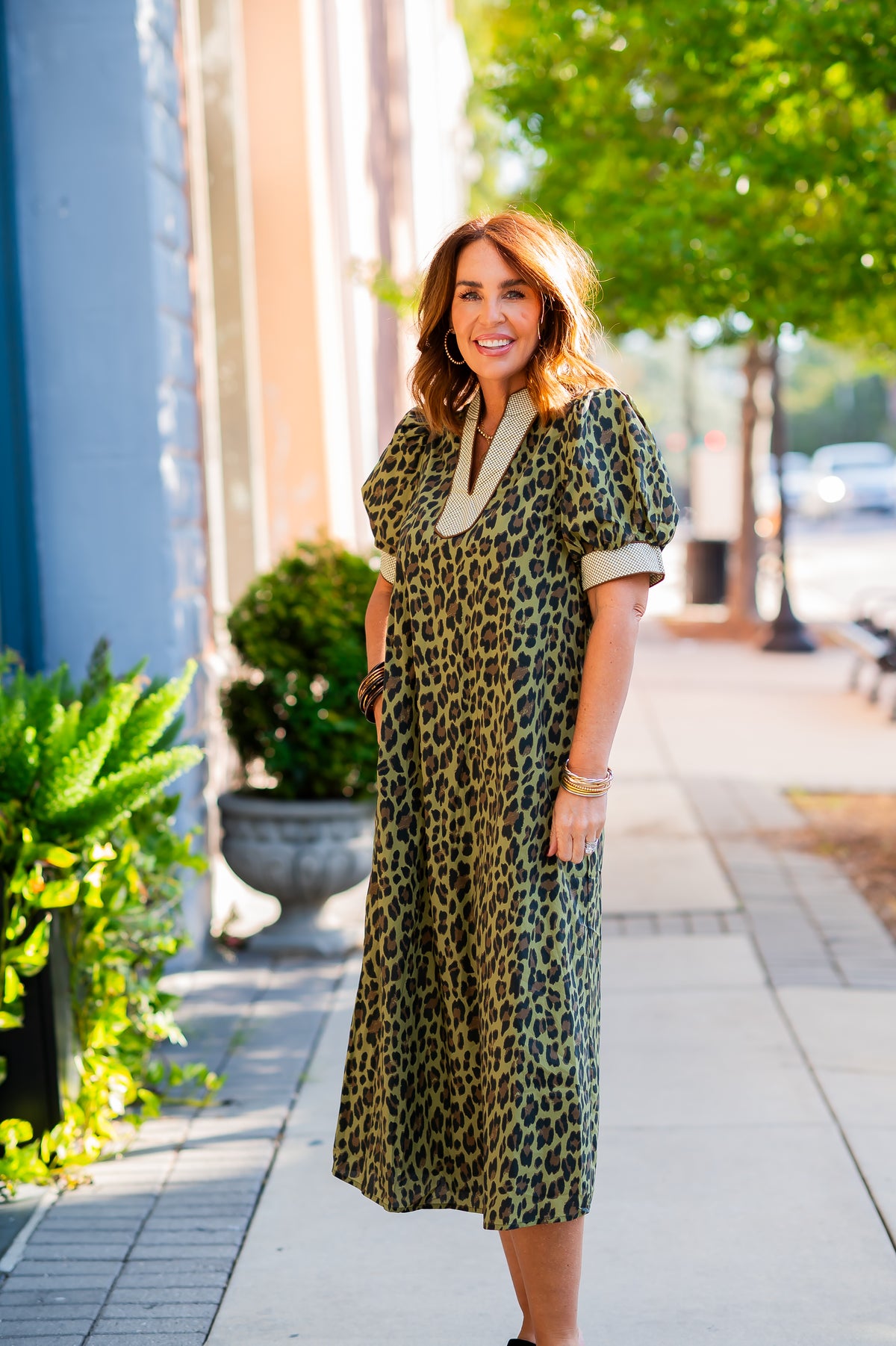 Ella Olive Leopard Dress