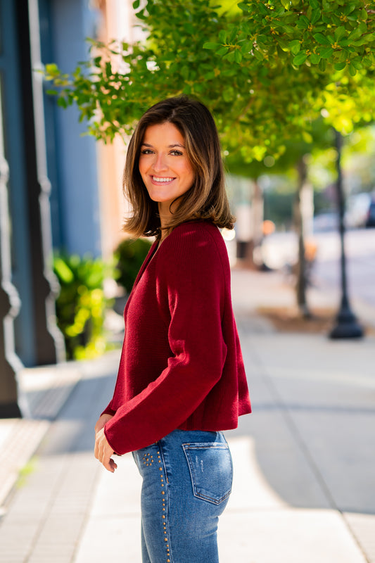 Asima Sweater-Plum Berry