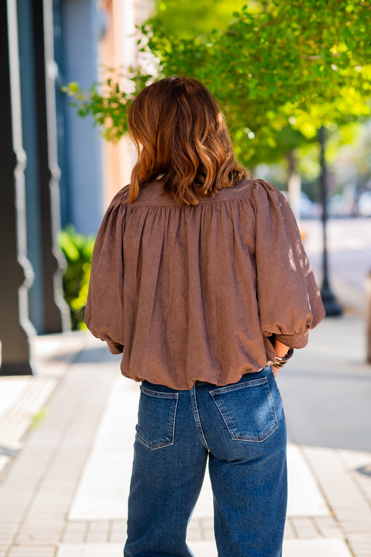 Lois Bubble Hem Top