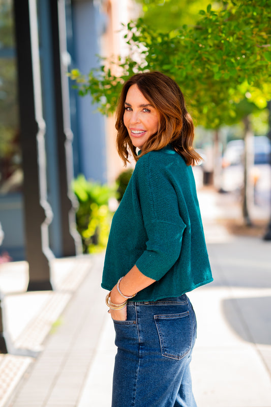 London Sweater-Teal