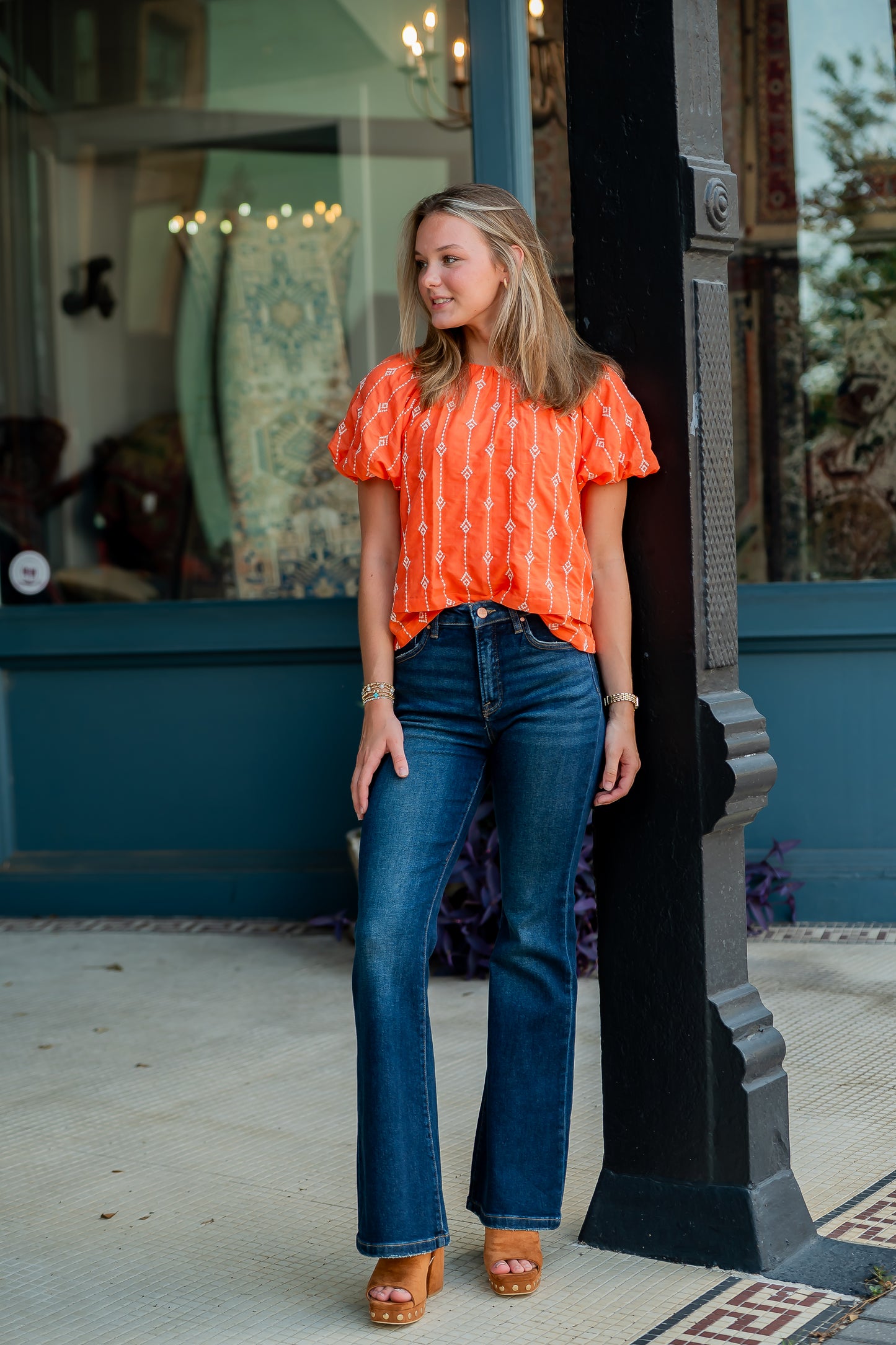 Sassy Embroidered Top