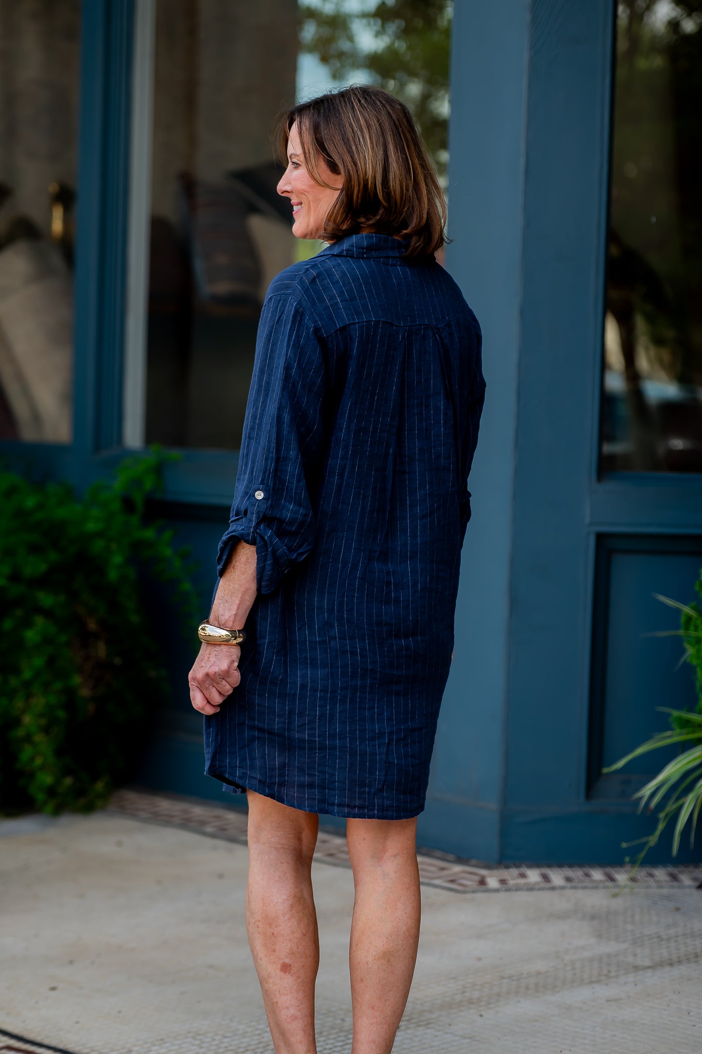 Lulu Stripe Kaftan Dress