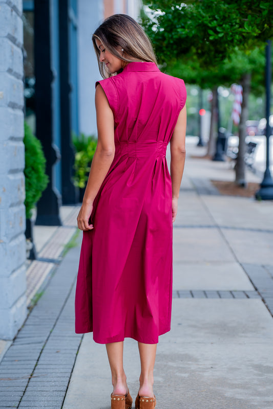 Lala Zipper Front Dress