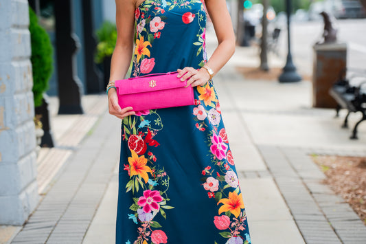 Betty Clutch Hot Pink EC