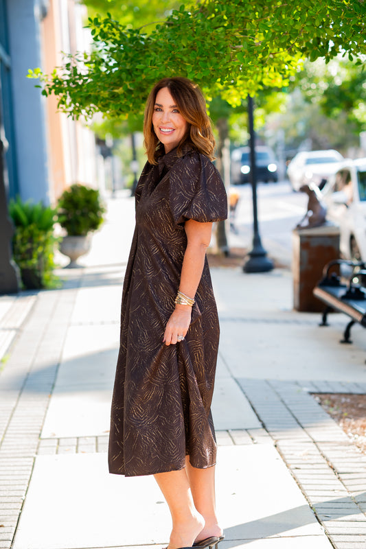 Sutton Lurex Dress