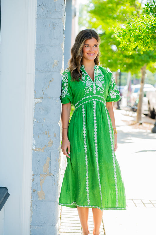 Frida Puff Sleeve Dress