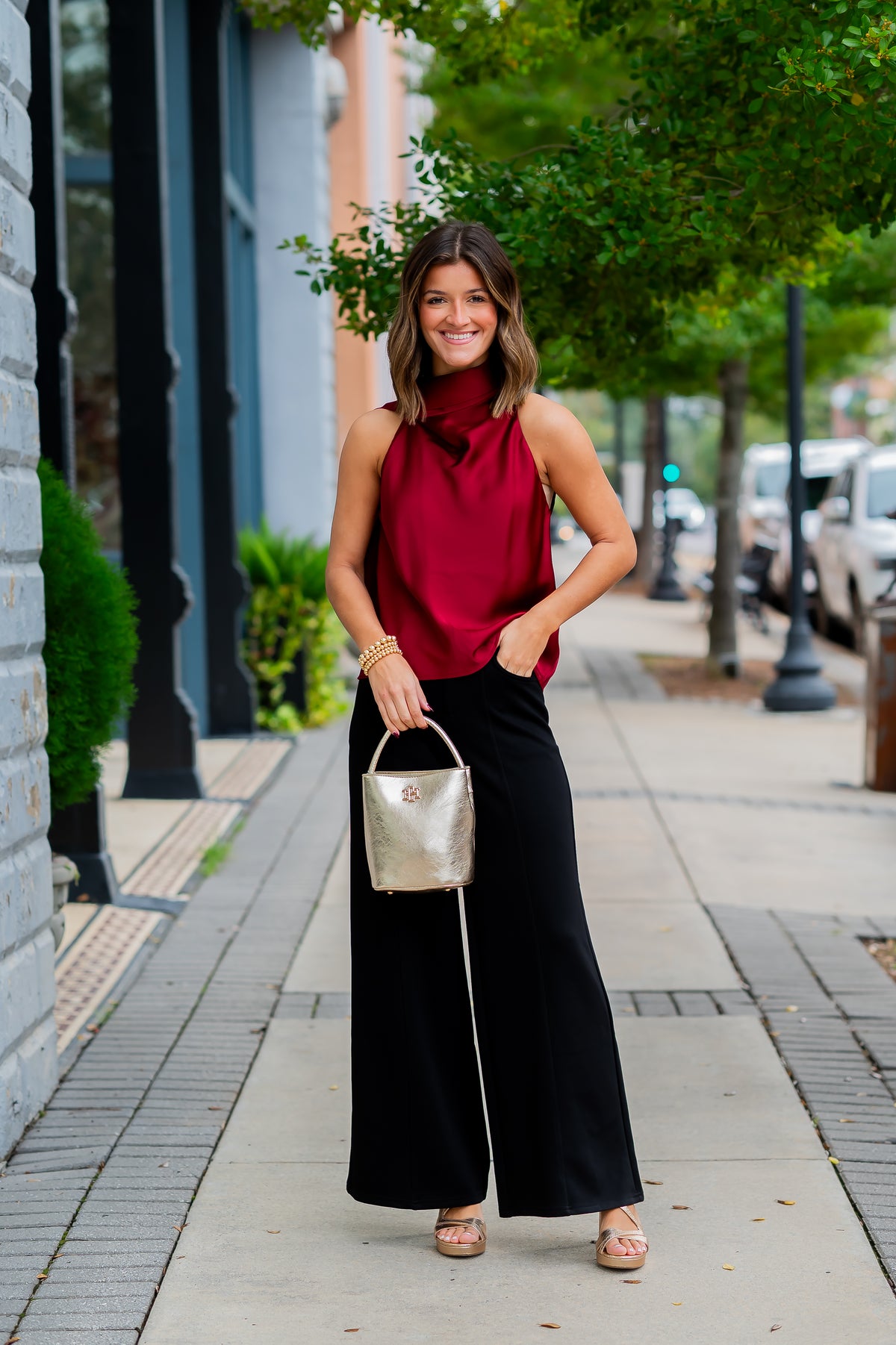 Faith Halter Scarf Top