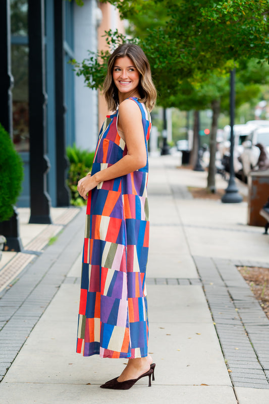 Rory Geo Print Maxi