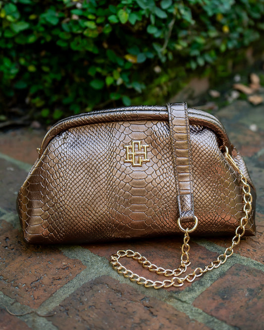 Lennox Folding Clutch Bronze ES