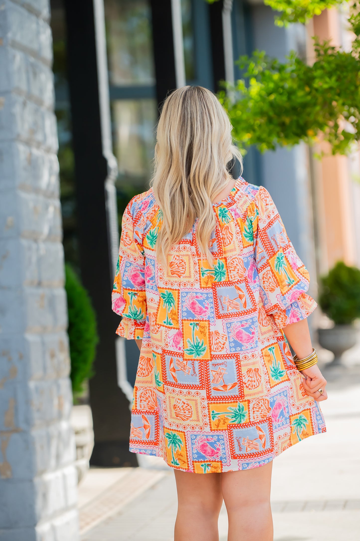 Isla Ruffled Off Shoulder Dress