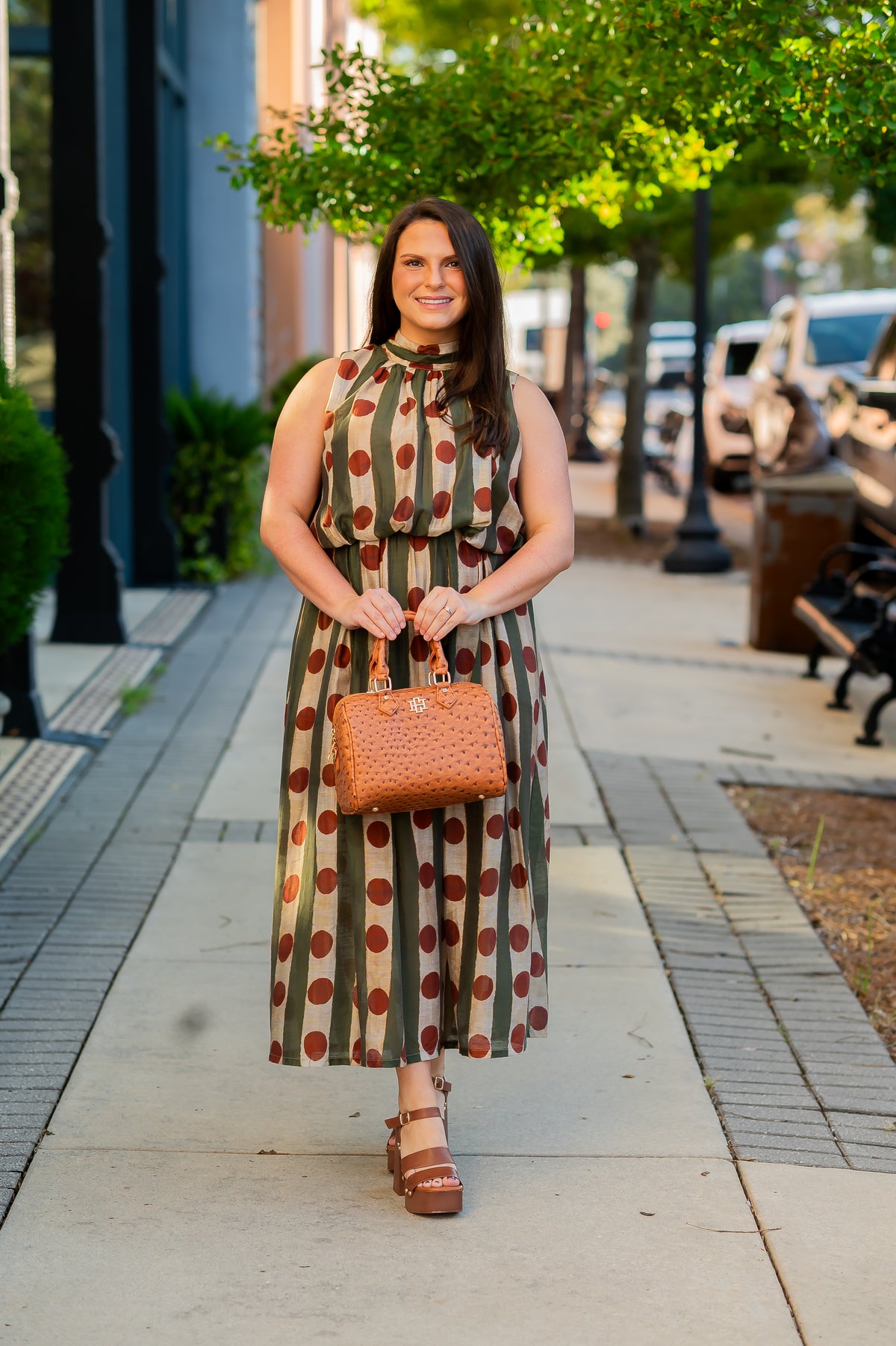 Hollace High Neck Dress