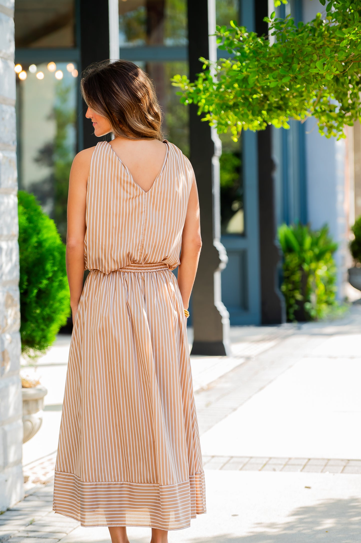 Serene Striped Skirt