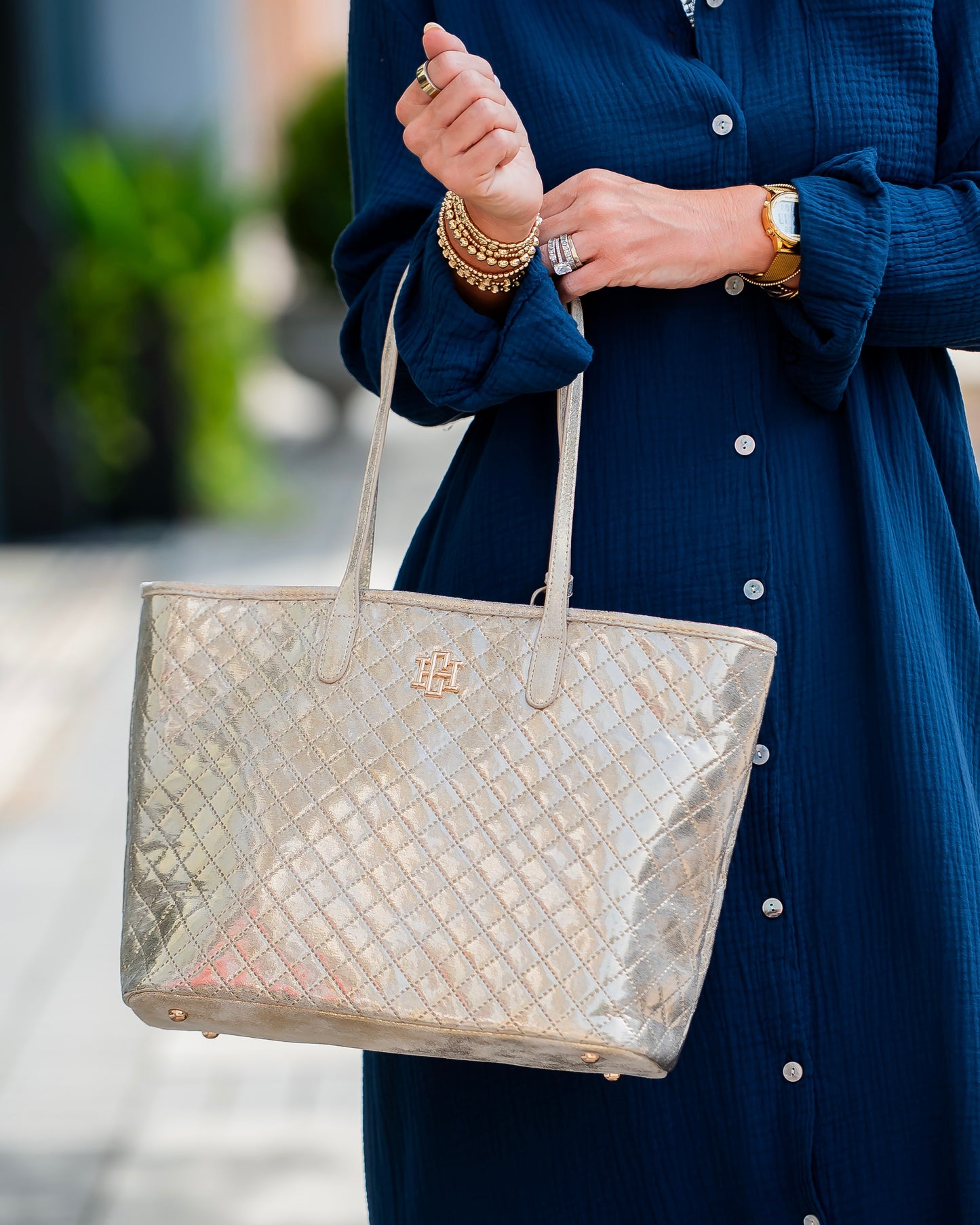 Sheffield Tote Champagne Pop