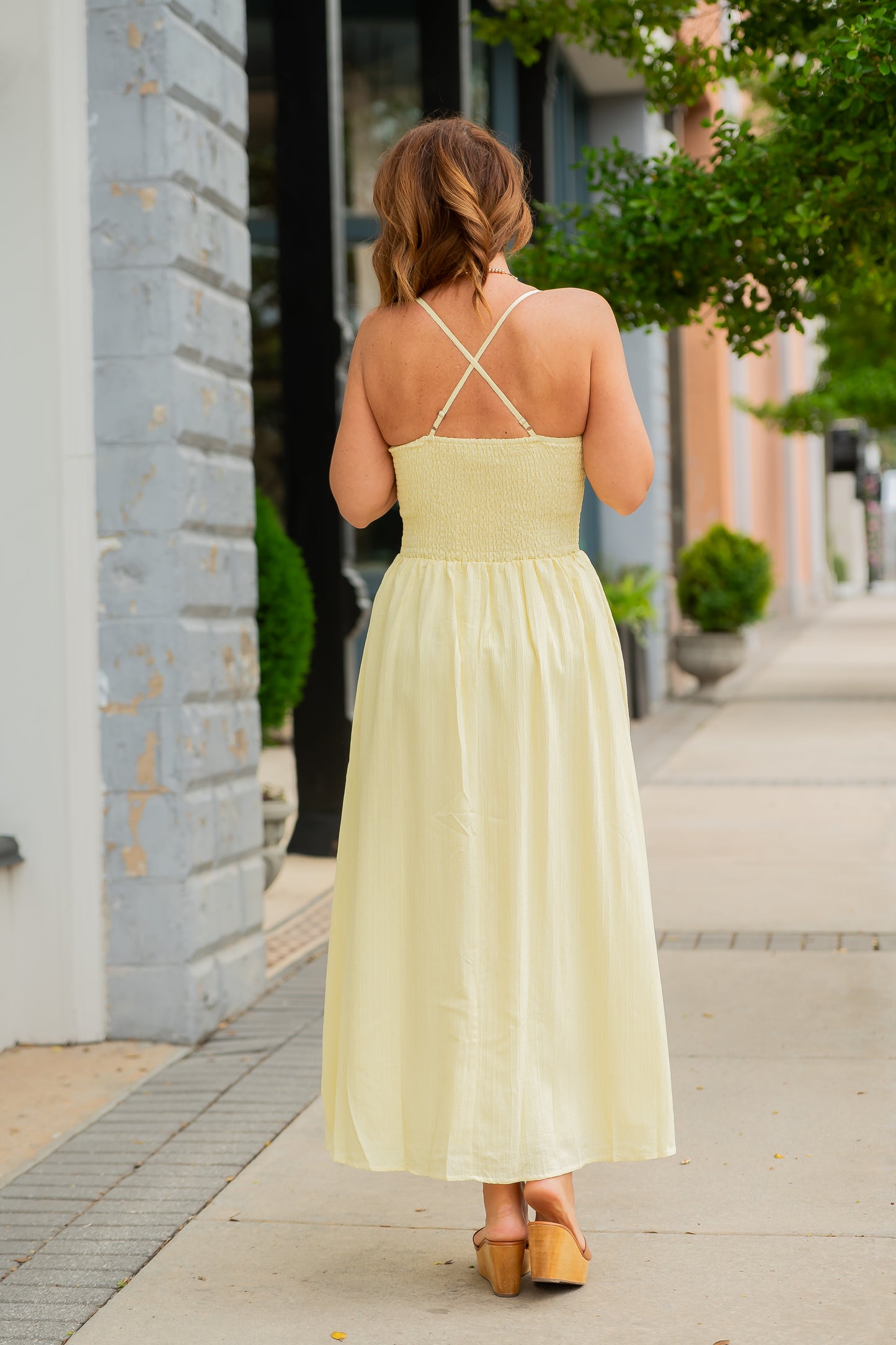 Thea Smocked Maxi