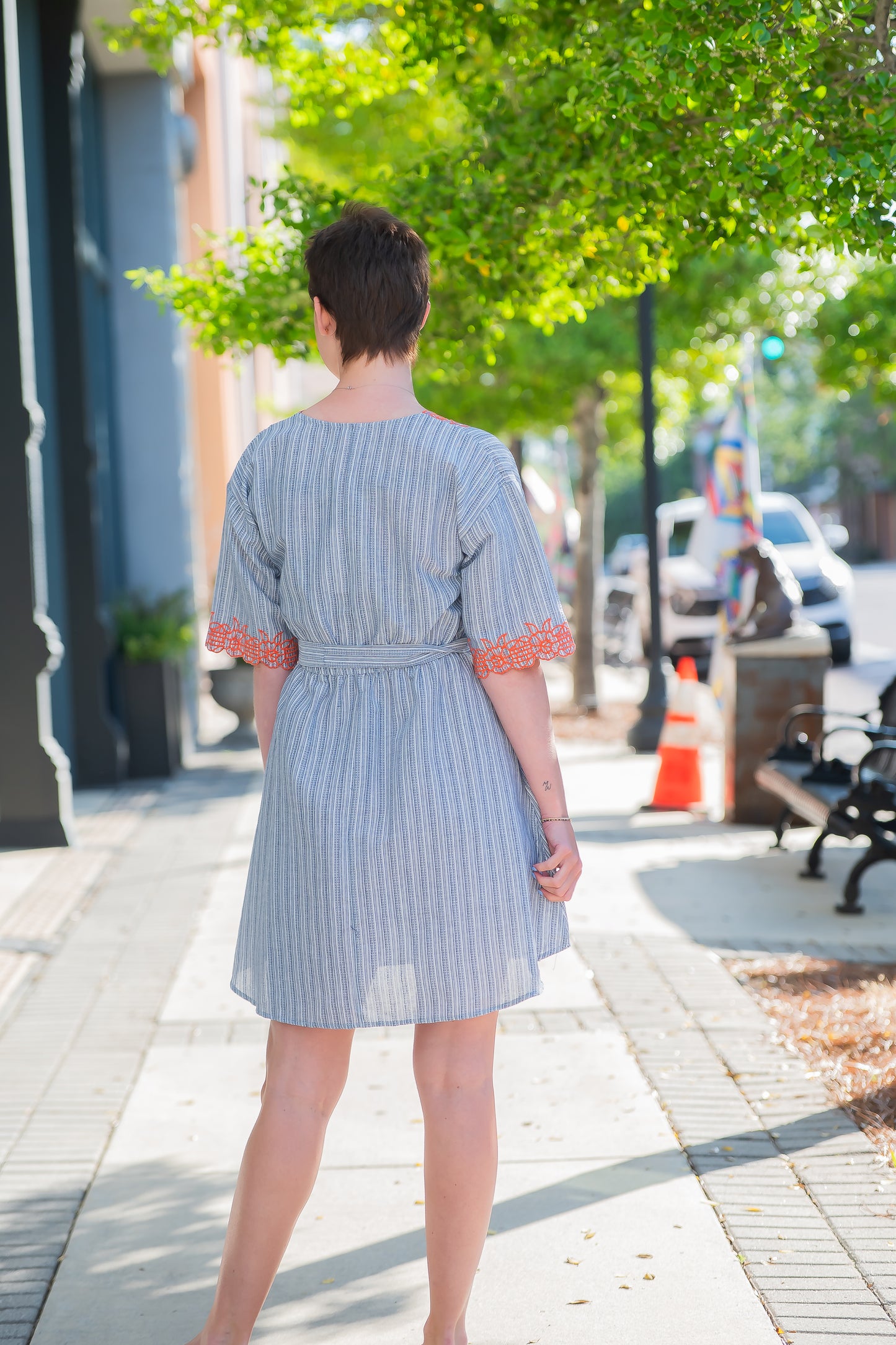Maris Stripe & Floral Dress