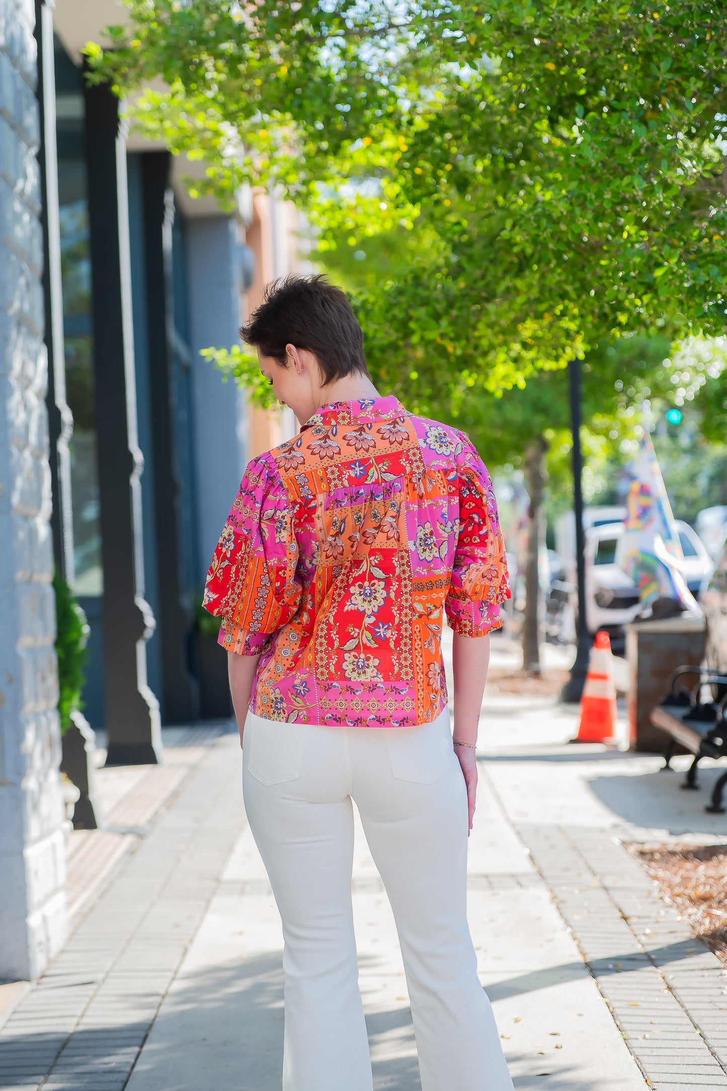 Huntley Patchwork Top