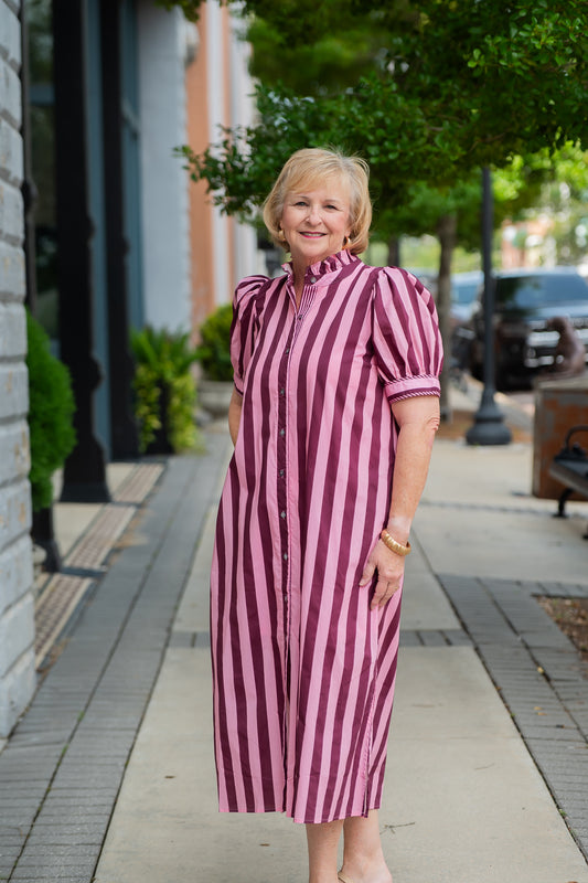 Daphne Striped Dress
