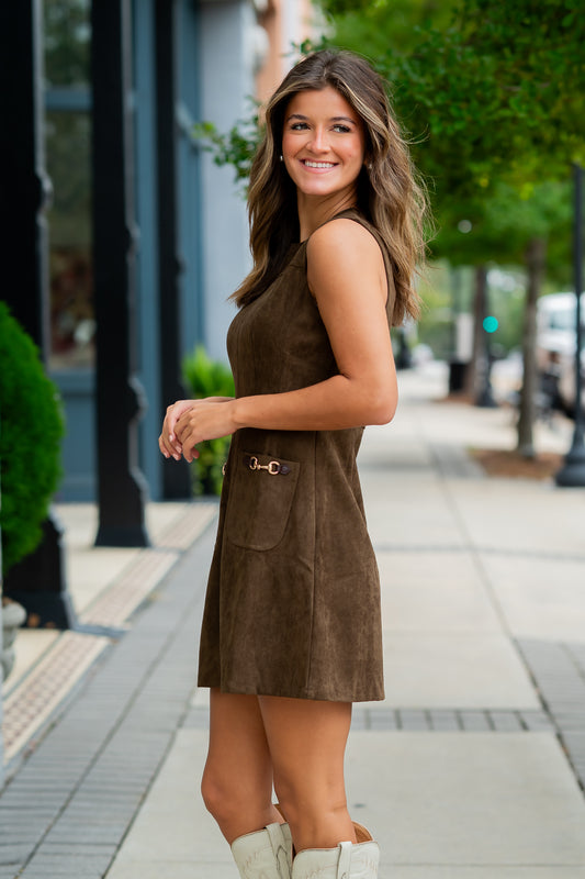 Esme Suede Dress
