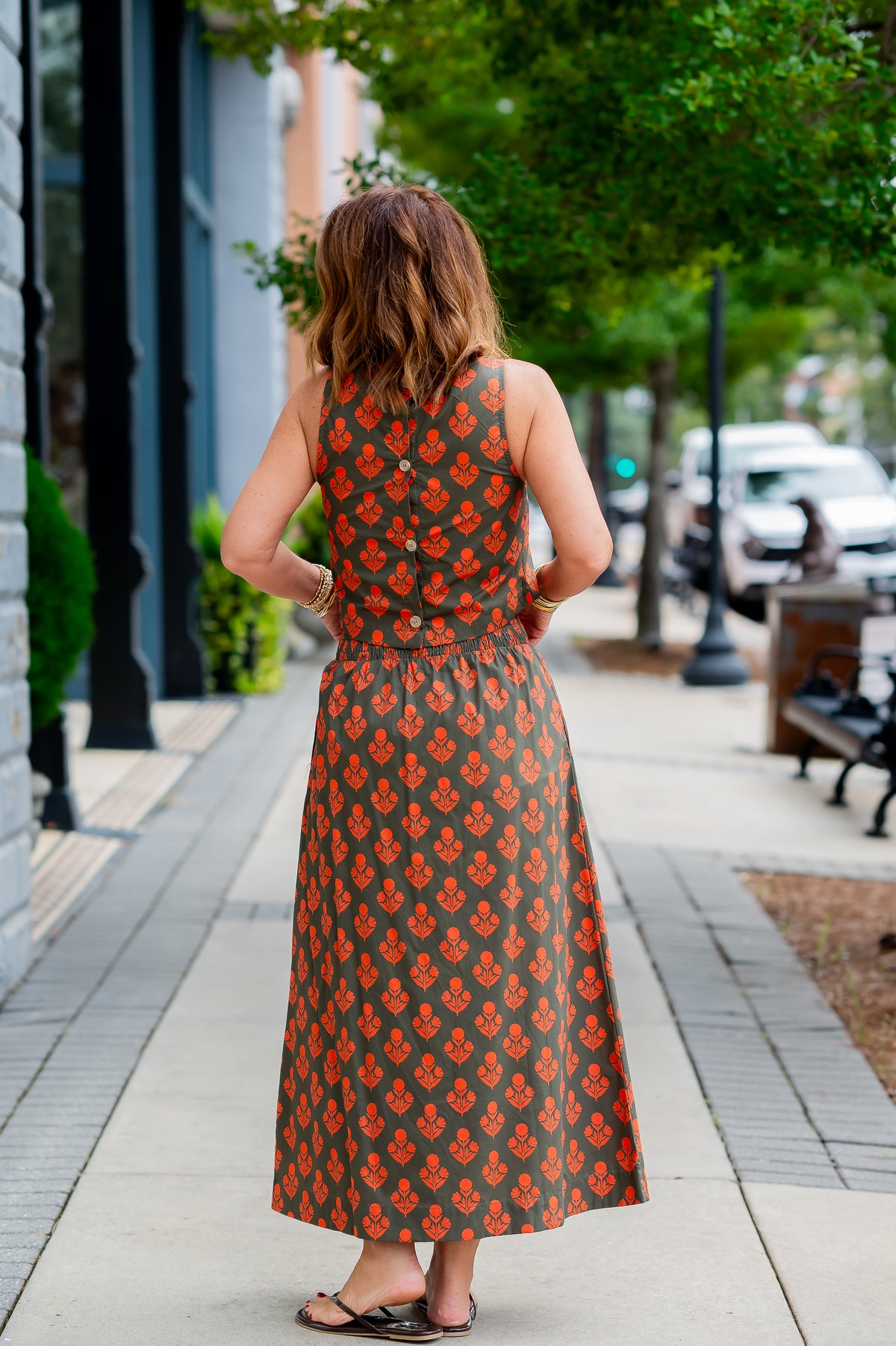 Jensi Floral Print Skirt