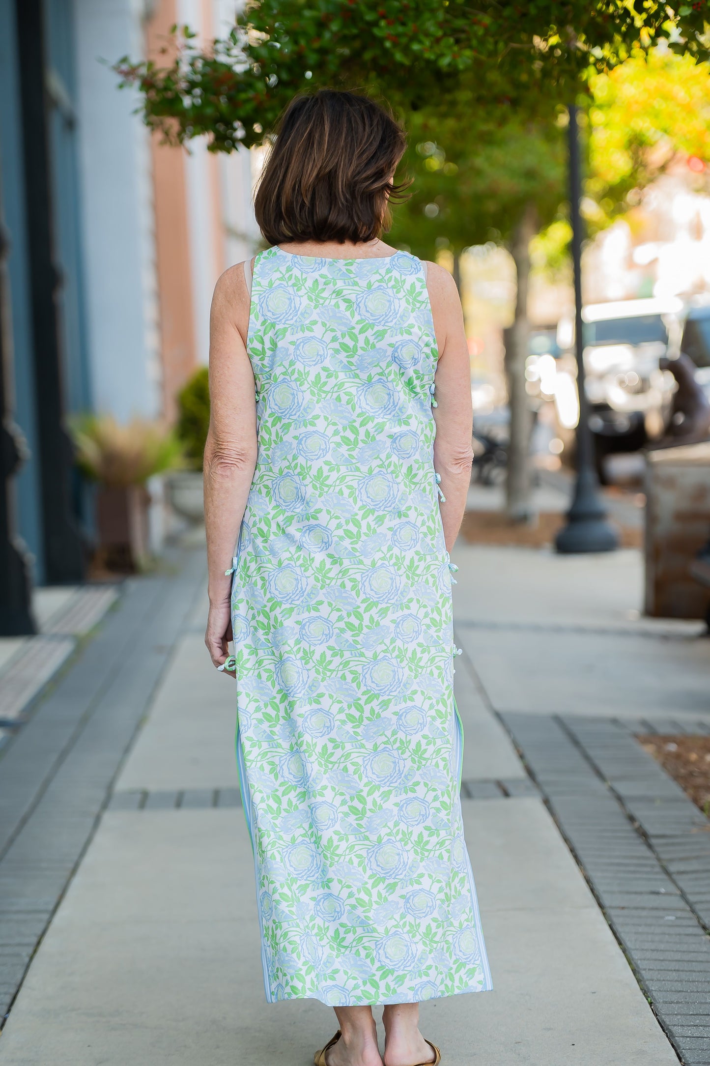 Blakley Floral Sleeveless Maxi Dress
