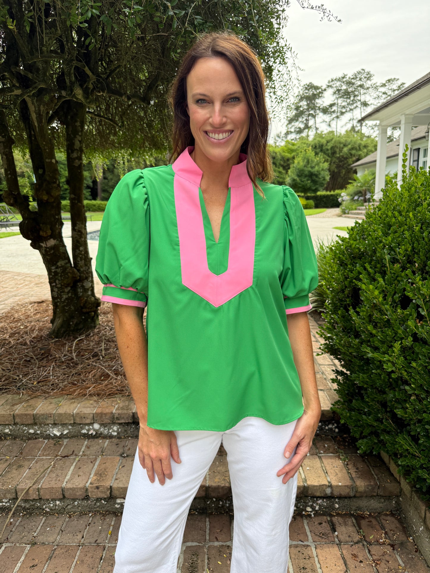 Blakely Top Green