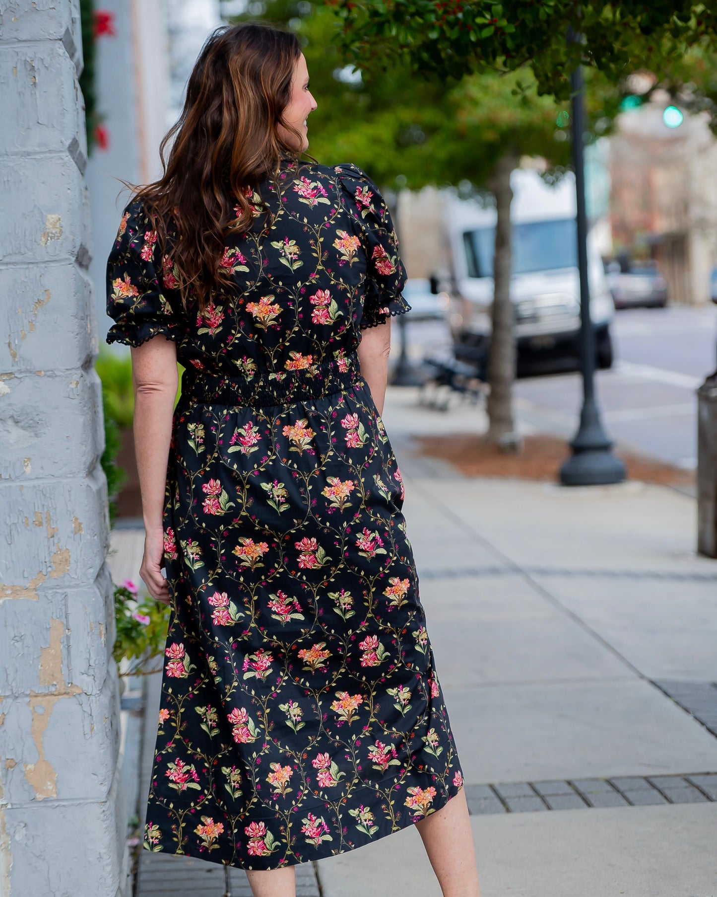 Gretchen Floral Print Dress