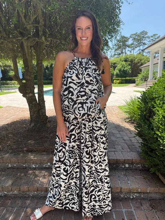 Bold On The Beach Pant Set