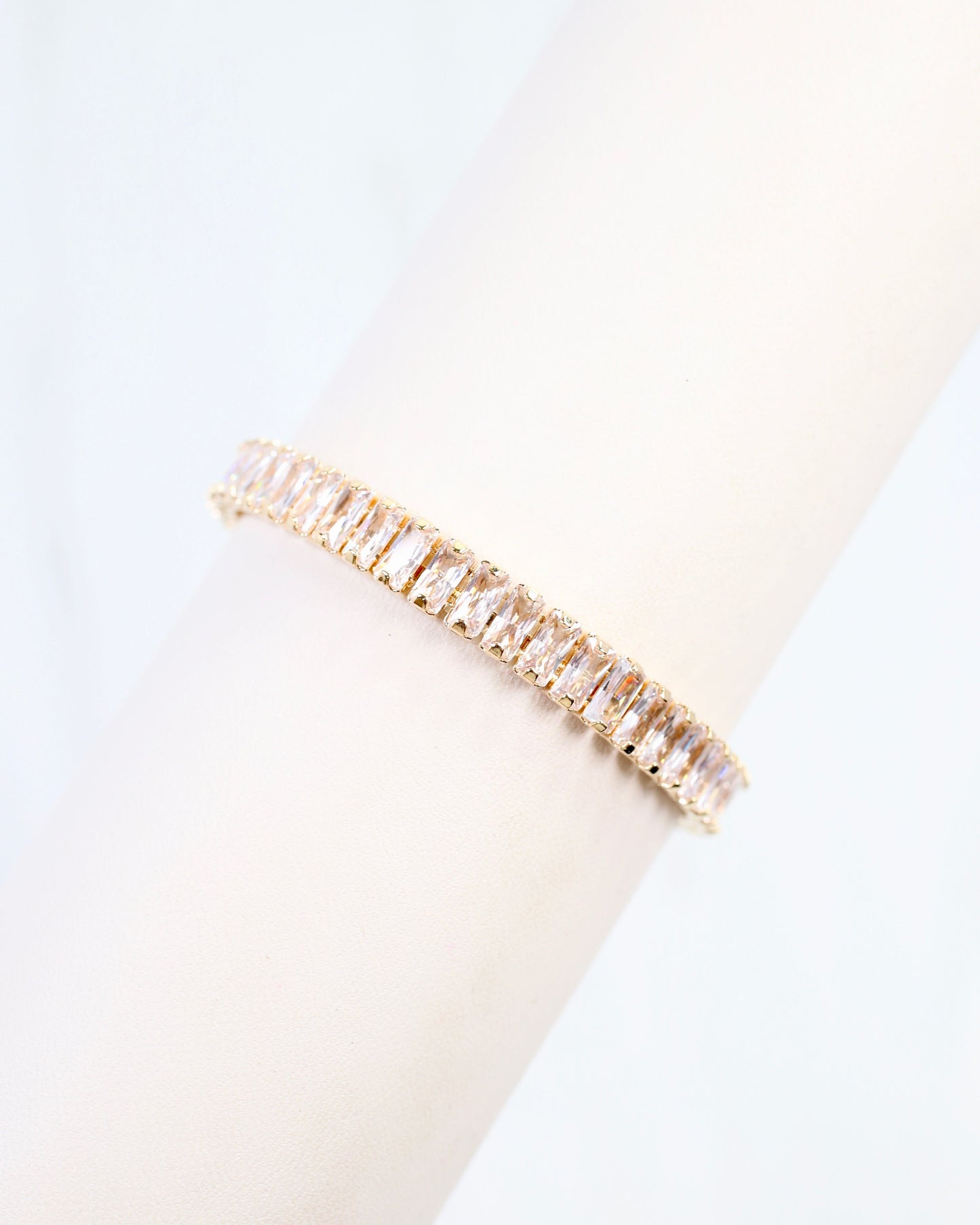 Paradise CZ Cuff Bracelet Gold