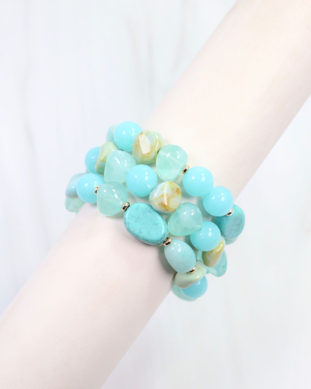 Rockville Beaded Bracelet Set Turquoise