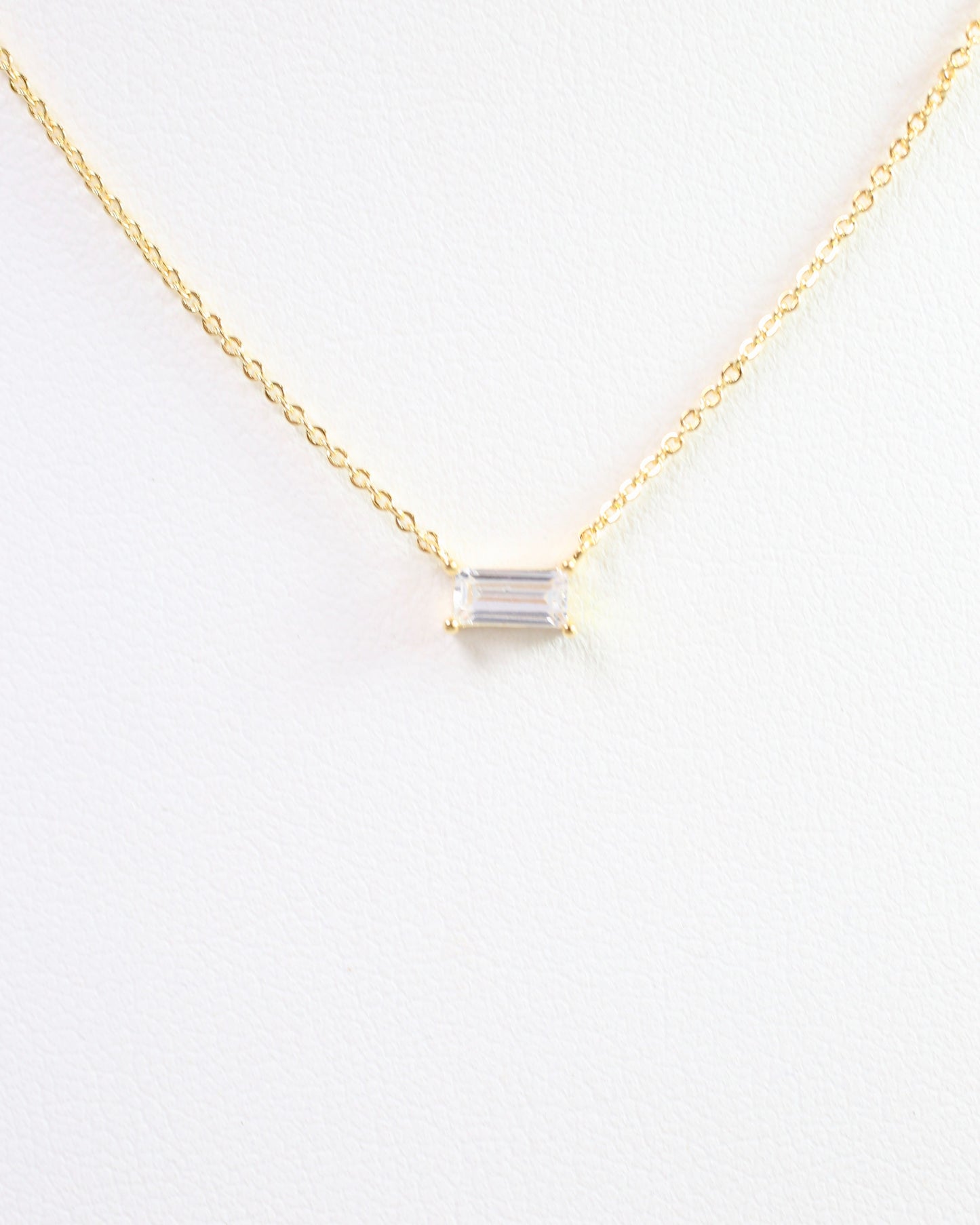 Hobson CZ Necklace Gold