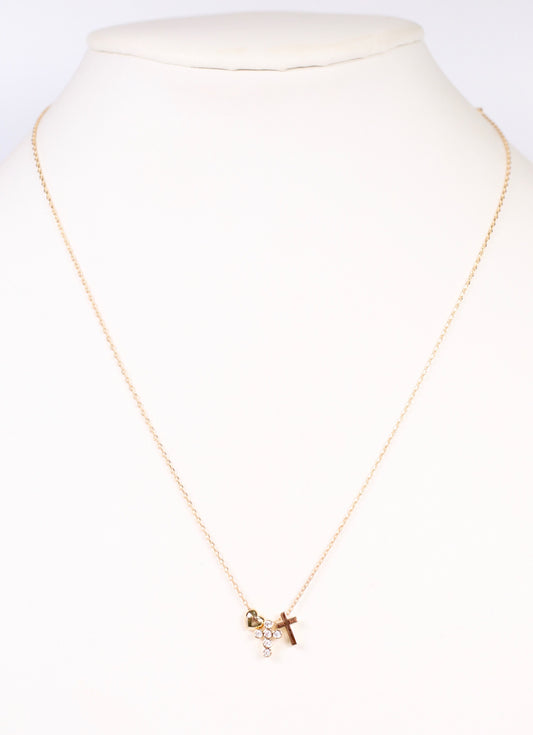 Emmons Mini Charms Necklace GOLD
