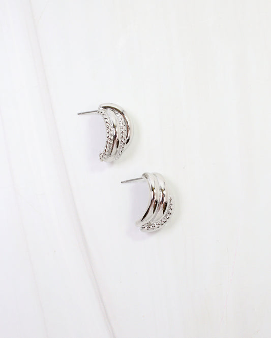 Gila Hoop Earring Silver