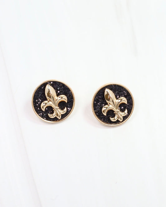Fleur de Lis Earring Gold