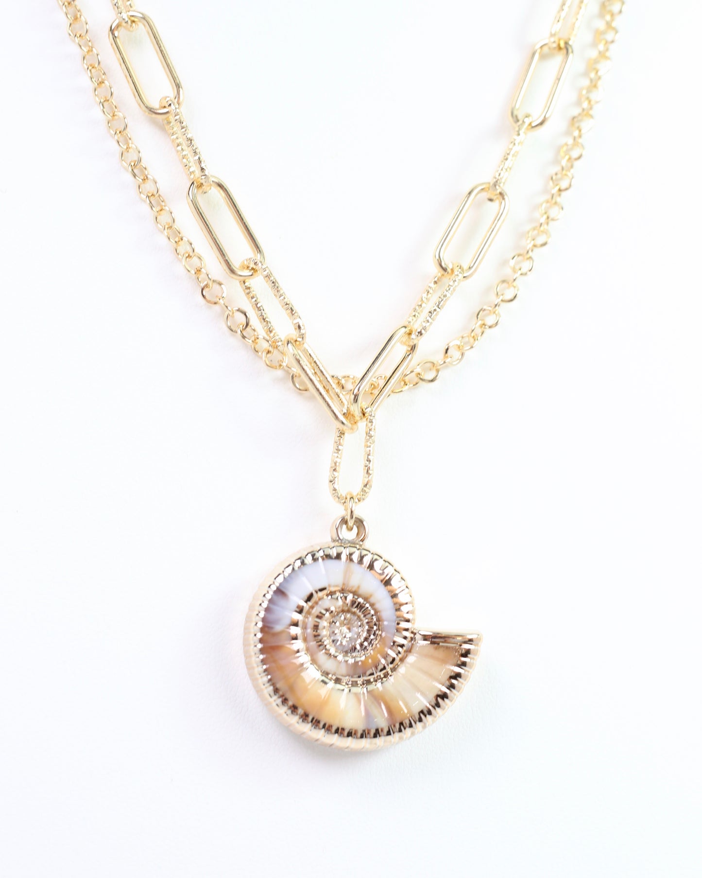 Marina Layered Necklace Gold