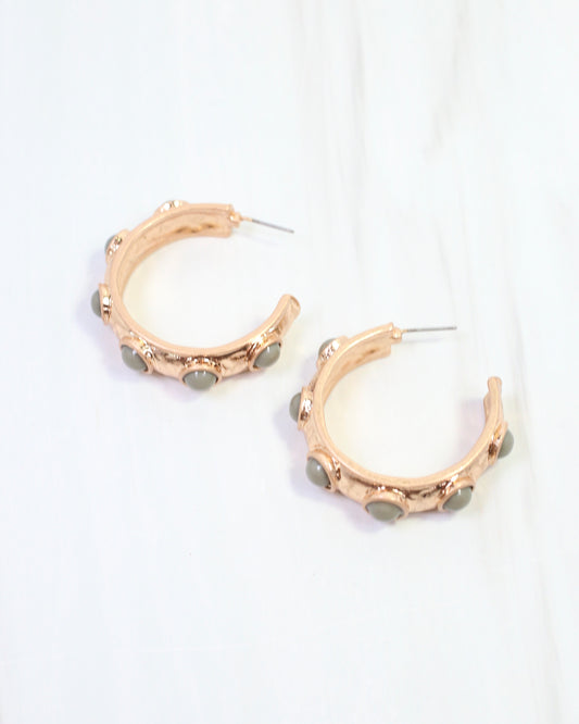 Frazee Pearl Hoop Grey