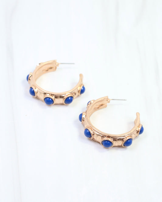 Frazee Pearl Hoop Blue